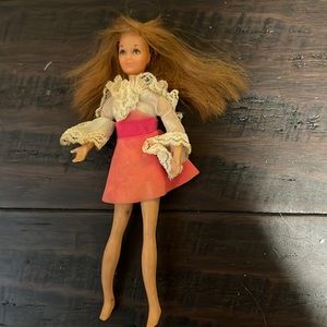 Vintage mattell rock flowers doll